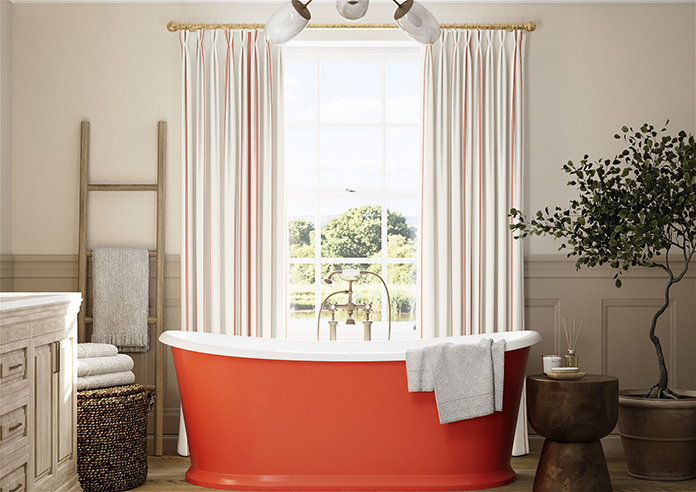 The British Stripe Co. Victoria, Brighton No.1 - Made to Measure Curtains - Image 3